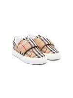 Burberry Kids baskets à motif Vintage Check - Tons neutres