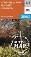 Wandelkaart - Stadsplattegrond 274 OS Explorer Map | Active Skegness / Alford / Spilsby | Ordnance Survey