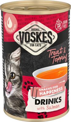 Voskes kattendrink zalm 135g - Malanico