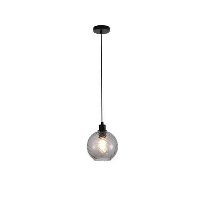 Searchlight HanglampRadiance enkel zwart - 44520SM