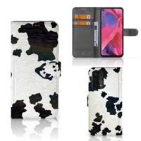 OPPO A54 5G | A74 5G | A93 5G | Telefoonhoesje | Met pasjeshouder | Koeienvlekken