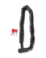 HEMA Ketting met vast slot 90cm Ø8mm zwart