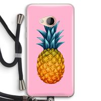 Grote ananas: HTC U Play Transparant Hoesje met koord