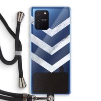 Marmeren pijlen: Samsung Galaxy Note 10 Lite Transparant Hoesje met koord