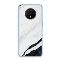 Elegante marmer: OnePlus 7T Transparant Hoesje