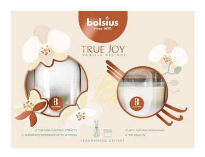 Bolsius True Joy Vanilla Delight Fragranced Giftset
