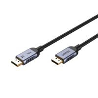 UNITEK C1626GY01-2M DisplayPort 2.1 kabel Zwart