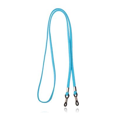 LGT Jewels Lichtblauw Elastisch PU Leren Koord voor Zonnebril of Leesbril