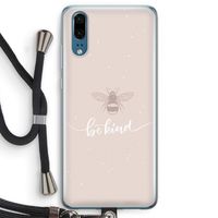 Be(e) kind: Huawei P20 Transparant Hoesje met koord