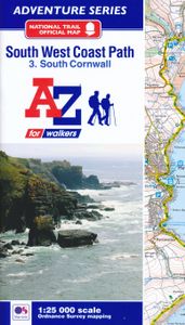 Wandelatlas 3 Adventure Atlas South West Coast Path South Cornwall | A