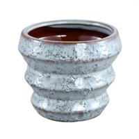 PTMD bloempot aquer blauw 13 cm | 12 stuks