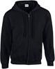 Gildan G18600 Heavy Blend™ Adult Full Zip Hooded Sweatshirt - Black - 4XL