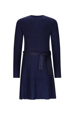 B.Nosy winter jurk meisjes - navy blauw - Dorotha - gebreid