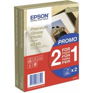 Epson S042167 Premium Glossy Photo Papier 2x40 vel 10x15 cm 255 gram