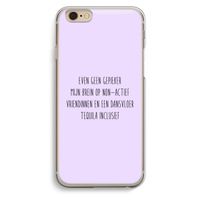 Tequila: iPhone 6 / 6S Transparant Hoesje