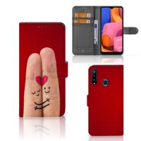 Samsung Galaxy A20s | Wallet Case | met Pasjes | Liefde - Origineel Romantisch Cadeau