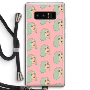 King Kylie: Samsung Galaxy Note 8 Transparant Hoesje met koord