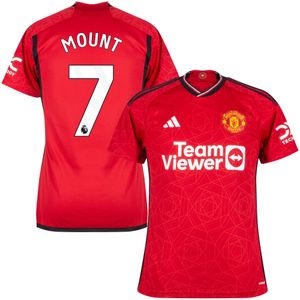 Manchester United Shirt Thuis 2023-2024 + Mount 7