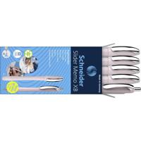 Schneider Schreibgeräte 5 stuk(s) Etui 4x Memo + 1x Rave pearl 150235 Balpen Kleur inkt: Blauw N/A Schneider Schreibgeräte 5 stuk(s) Etui 4x Memo + 1x Rave pearl 150235 Balpen Kleur inkt: Blauw N/A