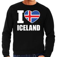 I love Iceland sweater / trui zwart voor heren - thumbnail