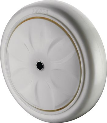 BS Rollen Reserve-wiel | wiel d. 150 mm draagvermogen 650 kg | kunststof wit | as-d. 12,5 mm naaflengte 59 mm | 1 stuk - B15.156 B15.156
