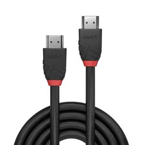 LINDY 36770 HDMI-kabel HDMI Aansluitkabel HDMI-A-stekker 0.50 m Zwart