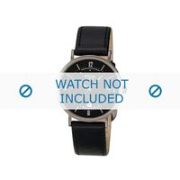 Boccia horlogeband 3154 Leder Zwart 16mm - thumbnail