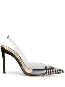 Alexandre Vauthier escarpins à ornements en cristal 105 mm - Noir