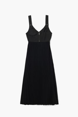 Lange hybride jurk - BLACK - L