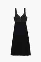 Lange hybride jurk - BLACK - L