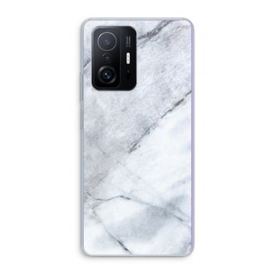 Witte marmer: Xiaomi 11T Pro Transparant Hoesje