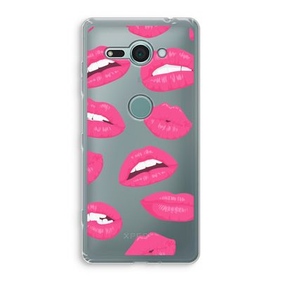 Bite my lip: Sony Xperia XZ2 Compact Transparant Hoesje