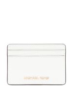 Michael Kors porte-cartes Jet Set en cuir - Blanc