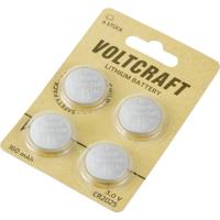 VOLTCRAFT Knoopcel CR2025 3 V 4 stuk(s) 160 mAh Lithium LM2025