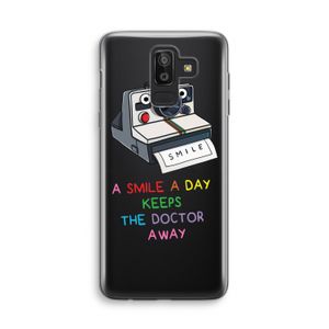 Smile: Samsung Galaxy J8 (2018) Transparant Hoesje