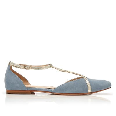 Rachel Simpson Bronte Bruidsschoenen Blauw | Maat: 39