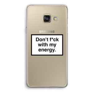 My energy: Samsung Galaxy A3 (2016) Transparant Hoesje
