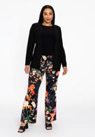 Yoek Pantalon bootcut CAMPO | Zwart | Maat 42/44 Yoek Pantalon bootcut CAMPO | Zwart | Maat 42/44