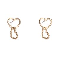 Go Dutch Label Oorringen Big Double Dot Hearts Goud