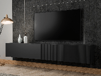Tv-meubel BATIDA 2 deuren zwart Tv-meubel BATIDA 2 deuren zwart