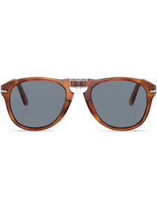 Persol lunettes de soleil Steve McQueen à monture ronde - Marron