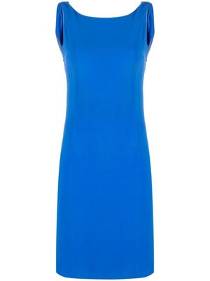 Christian Dior Pre-Owned robe drapée à design sans manches (années 2010) - Bleu