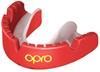 Opro 790006 Gold Ultra Fit Mouthguard Braces - Red-White - SR