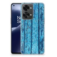 OnePlus Nord 2T Bumper Hoesje Wood Blue