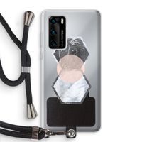 Creatieve toets: Huawei P40 Transparant Hoesje met koord