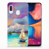 Smartphone hoesje Samsung Galaxy A20e Boat