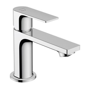 Hansgrohe Rebris E wastafelkraan 80 CoolStart met metalen afvoer chroom