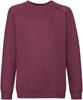 Fruit Of The Loom F304K Kids´ Premium Raglan Sweat - Burgundy - 140