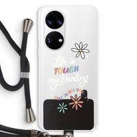 Tough Life: Huawei P50 Transparant Hoesje met koord