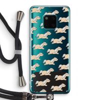 Ponys: Huawei Mate 20 Pro Transparant Hoesje met koord